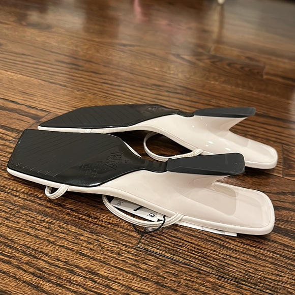 ZARA THIN STRAP MINI WEDGE SANDALS SIZE 40 - Picture 6 of 6